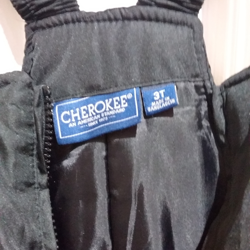 ⭐3/$15 CHEROKEE Toddler Girls Snowbib Pants - Picture 5 of 6